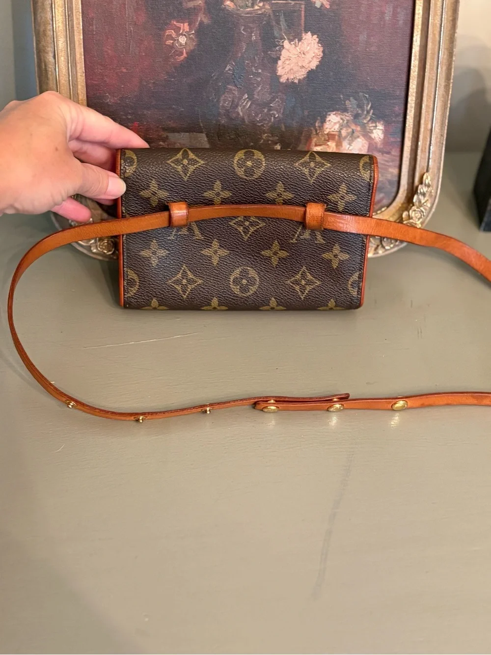 Louis Vuitton Pochette Florentine Monogram Belt Bag